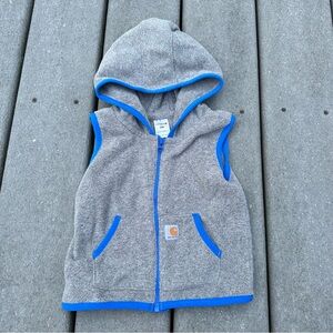 Carhartt 12m Sherpa vest with blue lining